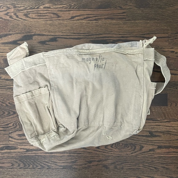 Magnolia Pearl Vincent Van Gogh Artist Satchel wheatfield canvas, OOAK tote - Picture 5 of 12